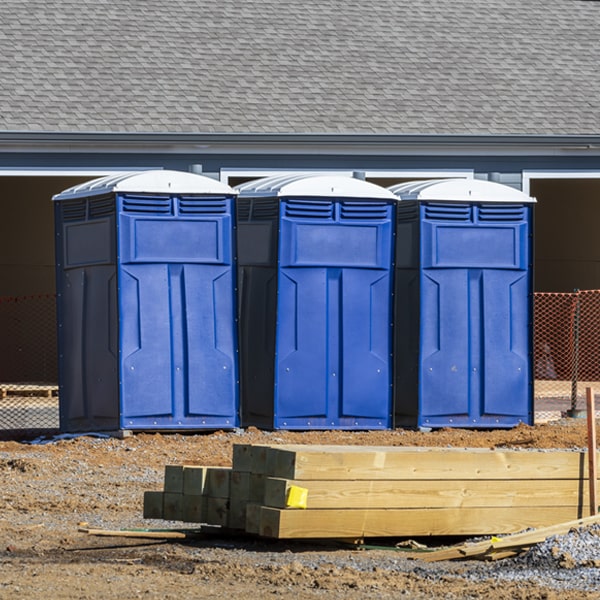 what is the expected delivery and pickup timeframe for the porta potties in Cookeville